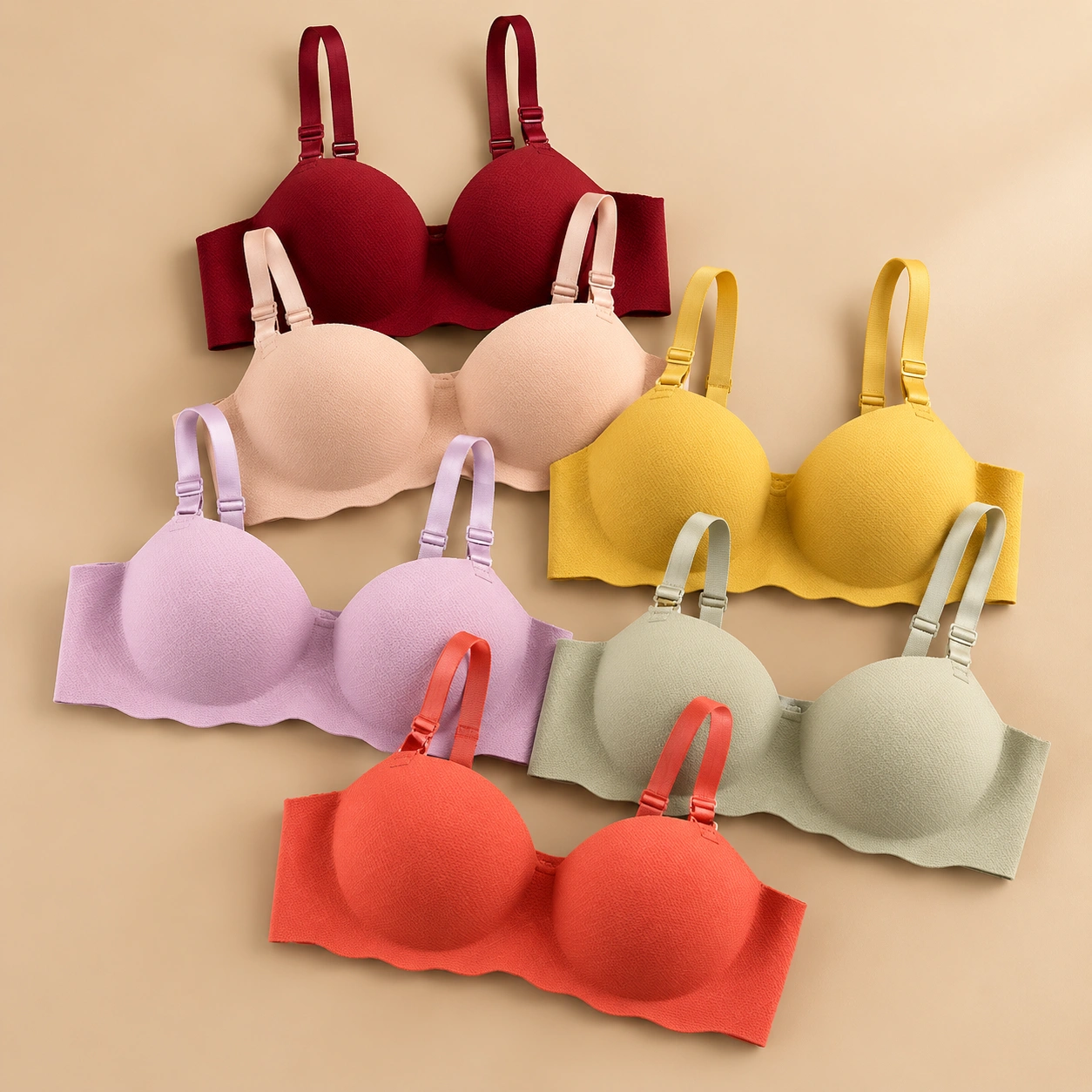 Women's Seamless Push-Up Wire-Free Comfort Bra